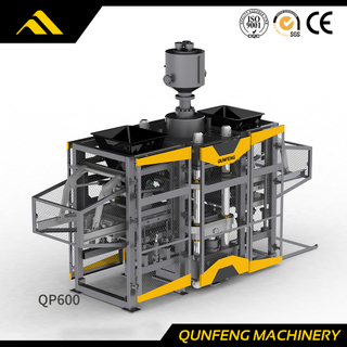 QP600 Полностью автоматический гидравлический пресс для производства кирпича