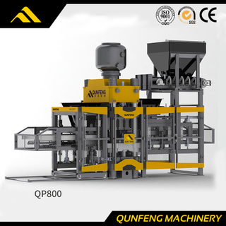 QP800 Полностью автоматический гидравлический пресс для изготовления блоков