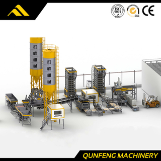 Полностью автоматическая линия по производству блоков